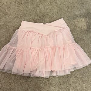 Elegant Pink Layered skort